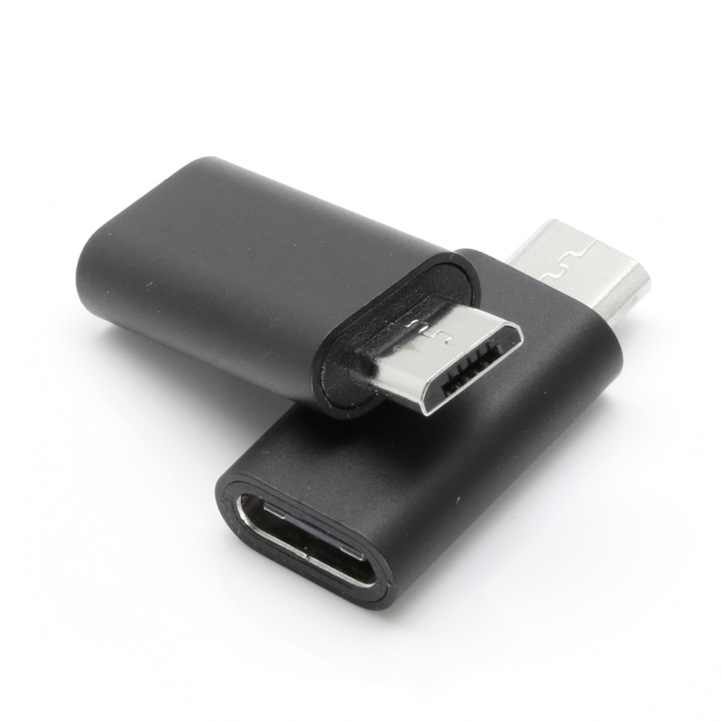 Type c male to micro usb type c adapter