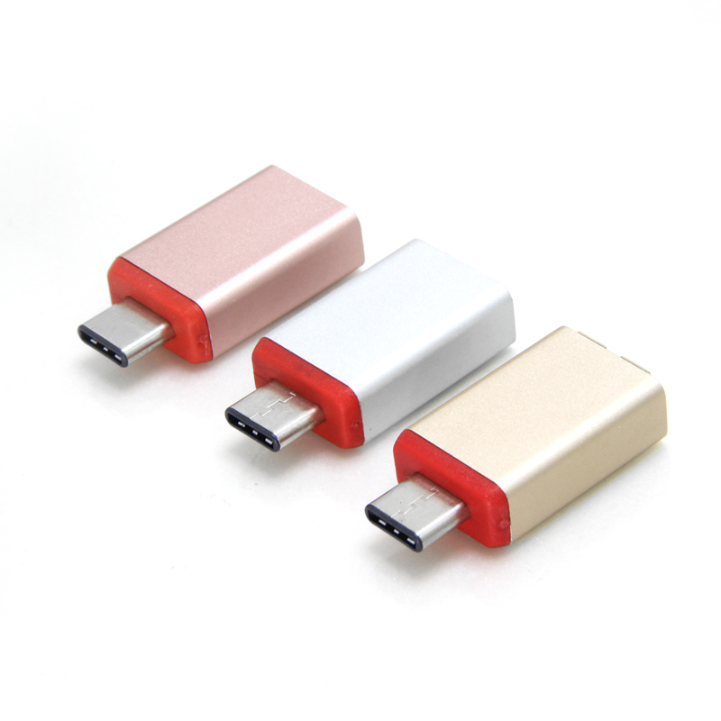 Type c male to usb3.0 female adapter, aluminum