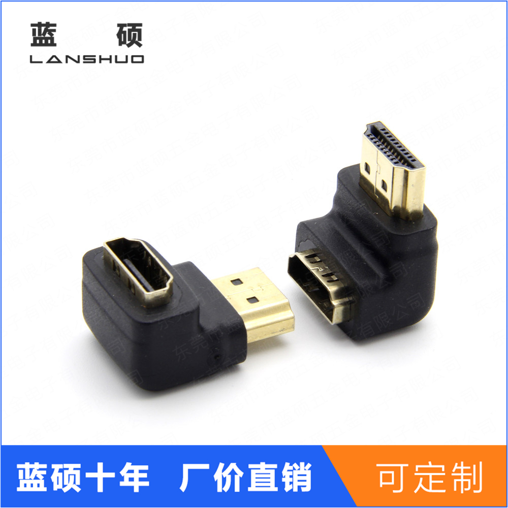 HDMI AF/AM adappter, left and right angle