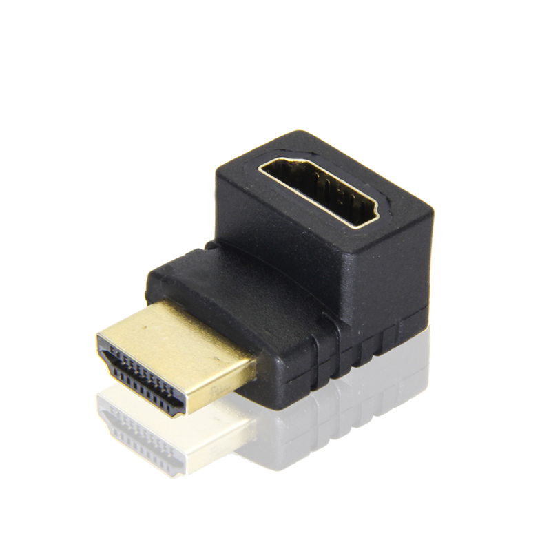 HDMI AM/AF adapter，left angle