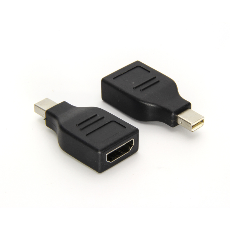 Mini DP male to HDMI female adapter, 180 degree