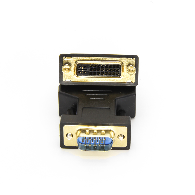 DVI24+5 female to VGA male adapter