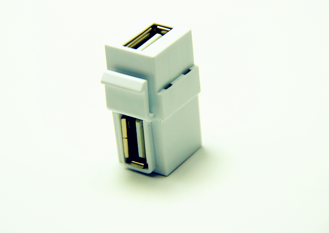 USB2.0 keystone, 90 degree