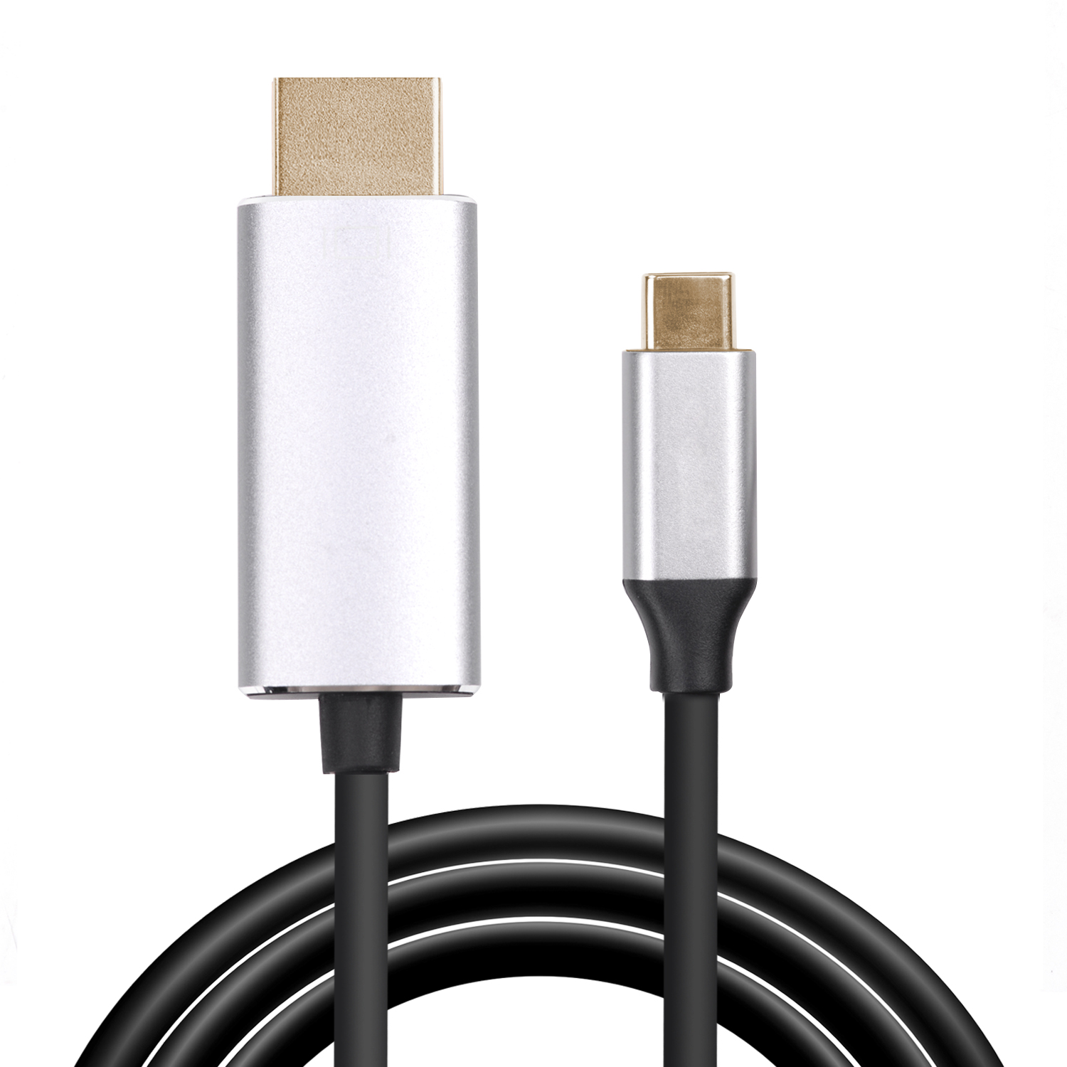Type c male to HDMI male cable, 1.8m, Aluminum