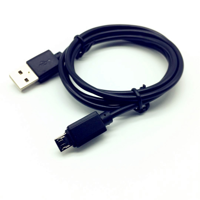 micro usb data charging cable, PVC, BLACK