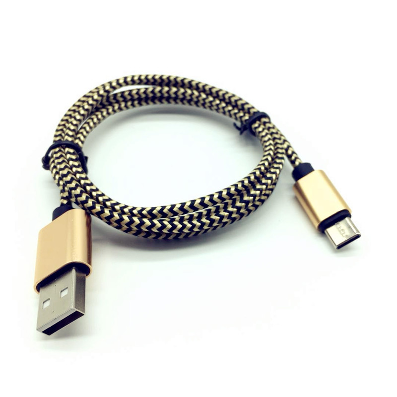 Preminum high quality nylon braid TYPE C data charging cable
