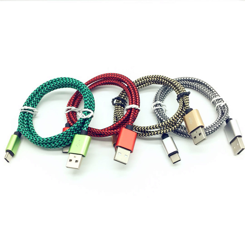 Colorful usb c data charging cable, LANSHUO