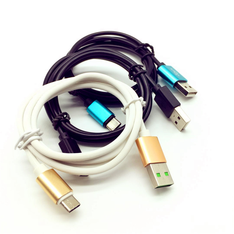 Colorful pvc  usb c data charging cable