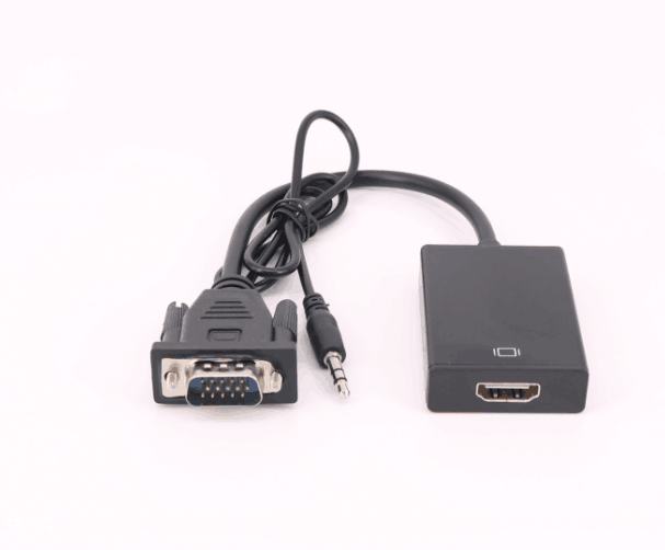 VGA male to HDMI female cable adapter