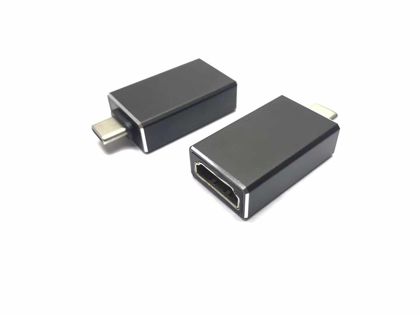Type c male to HDMI female adapter, aluminum alloy